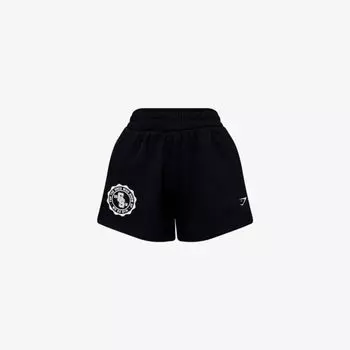 Шорты флисовые Gymshark Collegiate, черный