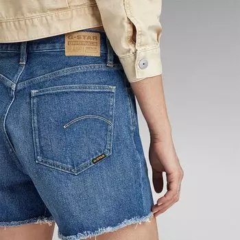 Шорты G-Star High Raw Edge denim, синий
