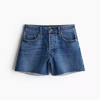 Шорты H&M Denim, темно-синий