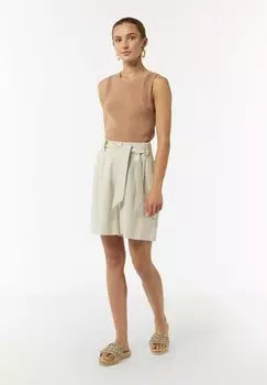 Шорты HIGH WAIST comma, песочный