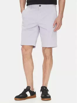 Шорты из ткани обычного кроя Chino-Slim-Shorts 50536723 Boss, фиолетовый