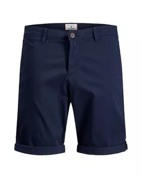 Шорты Jack & Jones однотонные, синий