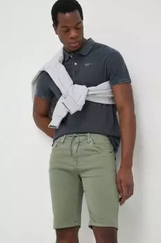 Шорты Jagger Pepe Jeans, зеленый
