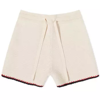 Шорты Jil Sander Crochet, белый