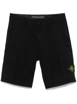 Шорты карго Stone Island, черный