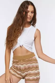 Шорты крючком с шевроном Forever 21