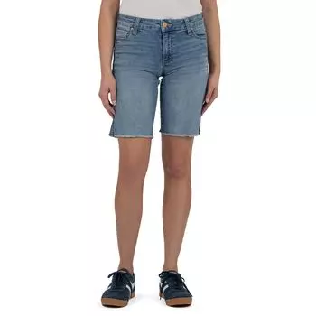 Шорты KUT from the Kloth NATALIE BERMUDA-REGULAR BACK POCKETS, цвет Ferocious With Medium Base Wash
