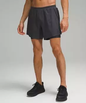 Шорты Lululemon, графитовый серый