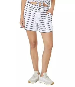 Шорты Madewell, MWL Pull-On Seamed Shorts in Stripe