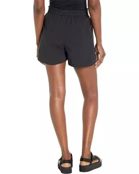 Шорты Madewell Pull-On Shorts in Signature Poplin, реальный черный