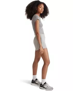Шорты Madewell Terry Drawstring Sweatshorts, цвет Heather Gym Class Grey