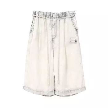 Шорты Maison Mihara Yasuhiro Aged Wide Shorts 'Light Grey', серый