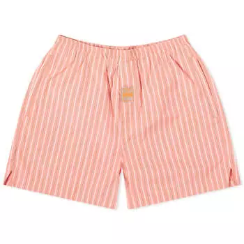 Шорты Martine Rose Striped Boxer Shorts, цвет Pink & Green