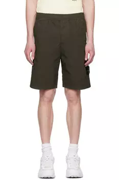 Шорты Mil-Spec из растягивающейся ткани рипстоп-твил Stone Island, зеленый