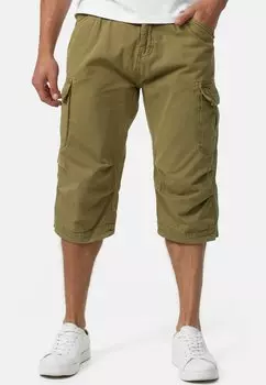 Шорты MIT GRTEL NICOLAS INDICODE JEANS, цвет dired herb