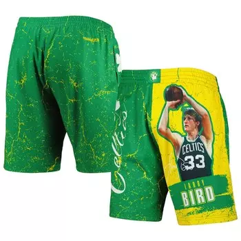 Шорты Mitchell & Ness Boston Celtics, зеленый