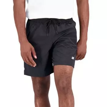 Шорты New Balance Athletics Remastered Woven, черный