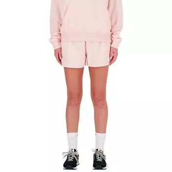 Шорты New Balance Sport Essentials French Terry, бежевый