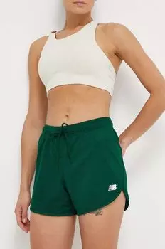 Шорты New Balance, зеленый