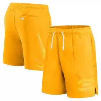 Шорты Nike Milwaukee Brewers, золотой