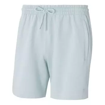 Шорты originals c short ft solid color drawstring sports shorts light blue Adidas, голубой
