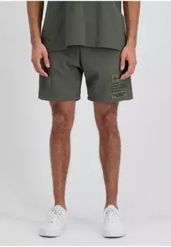 Шорты PATCH Alpha Industries, оливковый