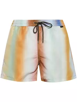 Шорты Paul Smith с завязками на талии, зеленый
