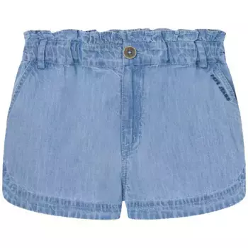 Шорты Pepe Jeans «RADHA» с рюшами на поясе, цвет chambrayblue