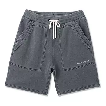 Шорты premium fleece shorts 'grey' Converse, серый