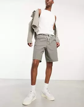 Шорты Pull&bear Carpenter, серый