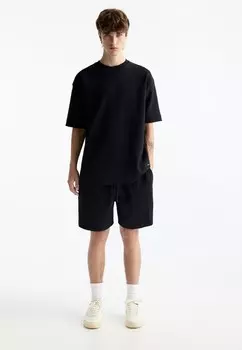 Шорты PULL&BEAR, черный
