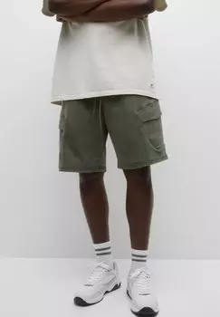 Шорты PULL&BEAR, цвет khaki