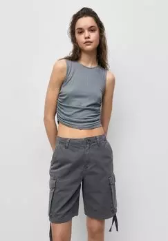 Шорты PULL&BEAR, темно-серый