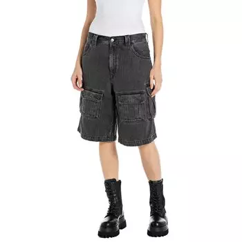 Шорты Replay W8150.000.142653 denim, серый