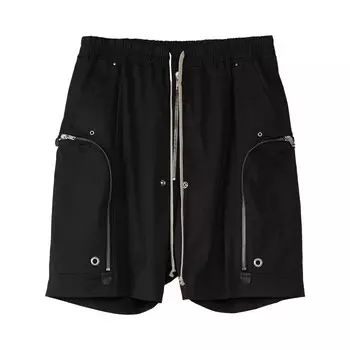Шорты Rick Owens Bauhaus Bela Poplin Shorts, черный