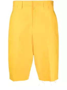 Шорты с эффектом потертости Lanvin, желтый