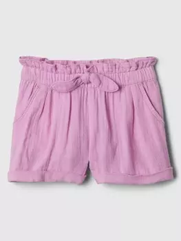 Шорты с бантиком Gap, розовый