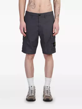 Шорты с компасом Stone Island, серый