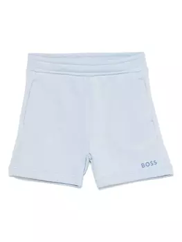 Шорты с логотипом BOSS Kidswear, синий