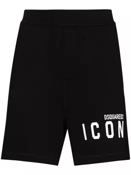 Шорты с логотипом Dsquared2, черный