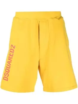 Шорты с логотипом Dsquared2, желтый