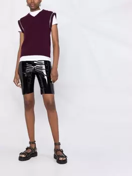 Шорты с логотипом RED Valentino, черный
