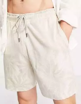 Шорты с принтом ладони Topman