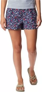Шорты с принтом Sandy River II 3 дюйма Columbia, цвет Nocturnal/Mini Hibiscus