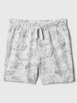 Шорты с рисунком Gap, серый