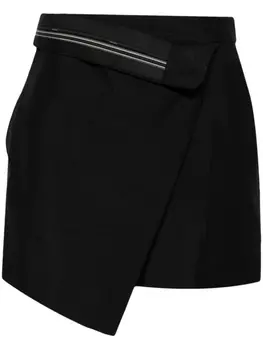 Шорты с запахом FENDI, черный