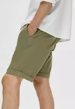 Шорты Selected Homme, охра