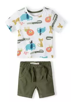 Шорты SET MINOTI, цвет white khaki