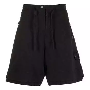 Шорты shadow project summer short 'black' Stone Island, черный
