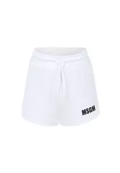Шорты SPORTIVI MSGM, белый
